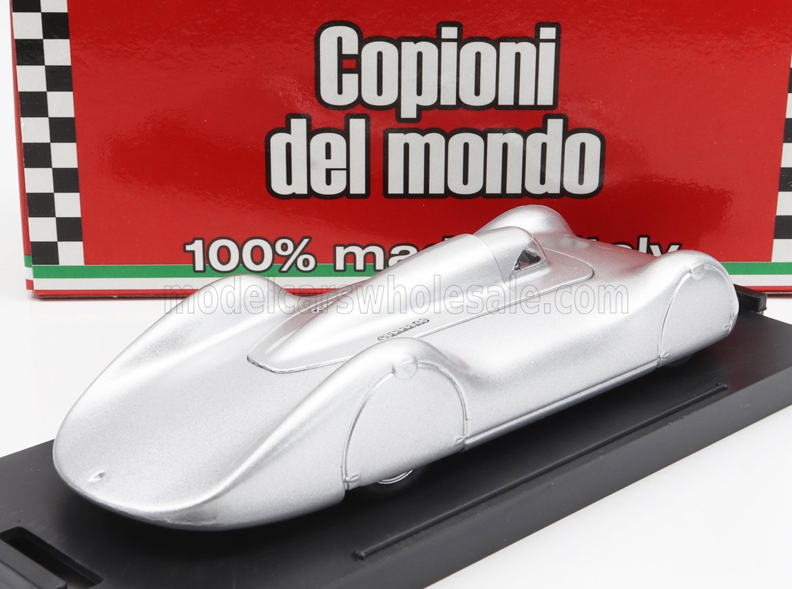 AUTO UNION - TIPO C STREAMLINE WORLD SPEED RECORD TEST CAR 1937 B.ROSEMEYER - SILVER Scale model car on Vroomi