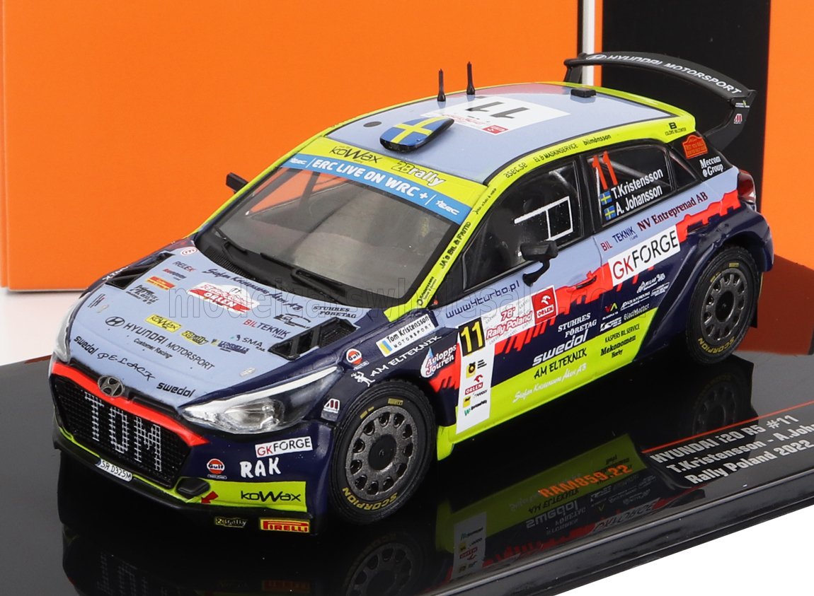 HYUNDAI | i20 R5 N 11 RALLY POLEN 2022 T.KRISTENSSON - A.JOHANSSON