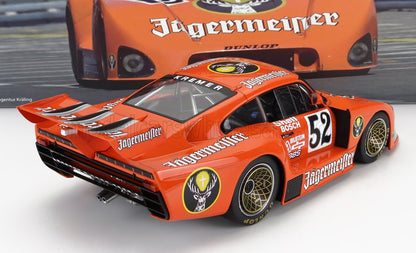 PORSCHE - 935 K4 TURBO DEL EQUIPO KREMER JAGERMEISTER N.º 52, GANADOR DEL NORISRING DRM 1981, CON B. WOLLEK - NARANJA