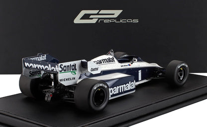 BRABHAM - F1  BT53 PARMALAT N 1 WINNER CANADIAN GP 1984 NELSON PIQUET - WHITE BLUE