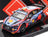 Voiture miniature Hyundai i20 N Rally1 par Vroomi, réplique die-cast détaillée avec livrée Shell et Mobis.