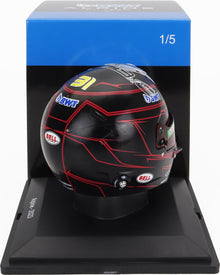 BELL – F1 CASCO HELMET RENAULT A523 TEAM BWT ALPINE 31 SAISON 2023 ESTEBAN OCON – SCHWARZ-ROT