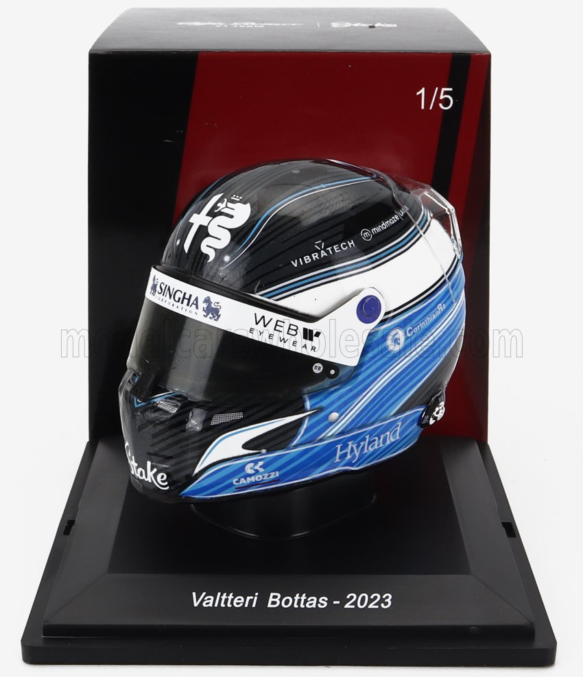 BELL HELMET | F1  CASCO HELMET ALFA ROMEO C43 TEAM STAKE N 77 SEASON 2023 VALTTERI BOTTAS | 2 TONE