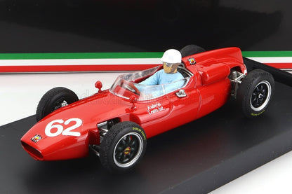 COOPER - F1 T53 MASERATI N 62 ITALY GP 1961 L.BANDINI - WITH DRIVER FIGURE - RED Scale model car on Vroomi
