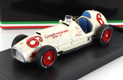 FERRARI - F1 375 N 6 INDIANAPOLIS GP 1952 J.PARSONS - WHITE Scale model car on Vroomi