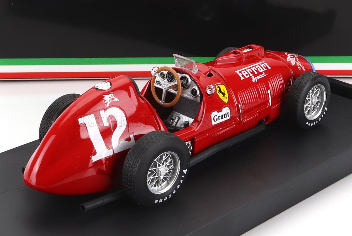 FERRARI - F1 375 INDIANAPOLIS N 12 1952 A.ASCARI - RED Scale model car on Vroomi