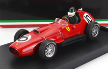FERRARI - F1 801 N 10 3rd BRITISH GP 1957 M.HAWTHORN - WITH DRIVER FIGURE - RED Scale model car on Vroomi
