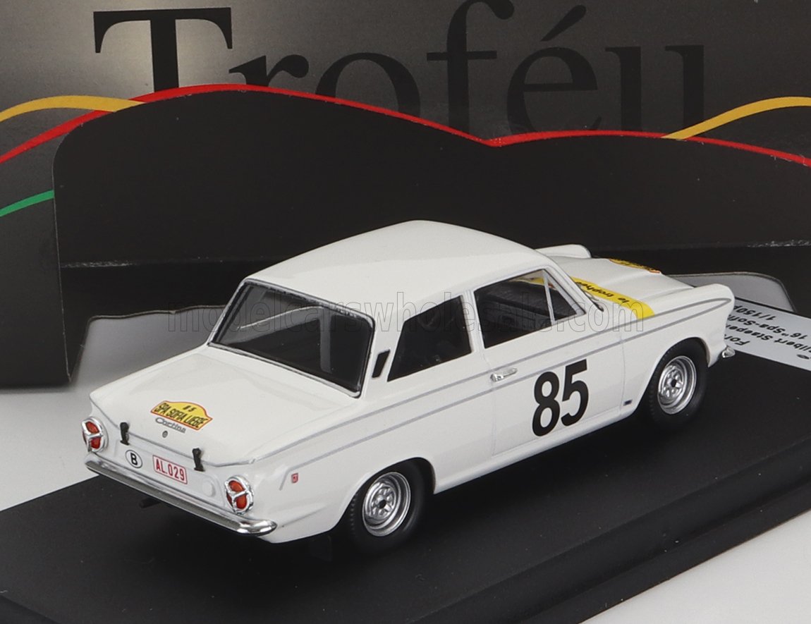 FORD ENGLAND | LOTUS CORTINA GT N 85 RALLY SPA-SOFIA-LIEGI 1964 G.STAEPELAERE - E.MEEUWISSEN