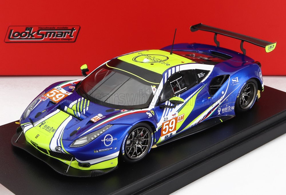 FERRARI | 488 GTE EVO 3.9L TURBO V8 TEAM INCEPTION RACING N 59 24h LE MANS 2022 A.WEST - C.LEDOGAR - M.KLEIN