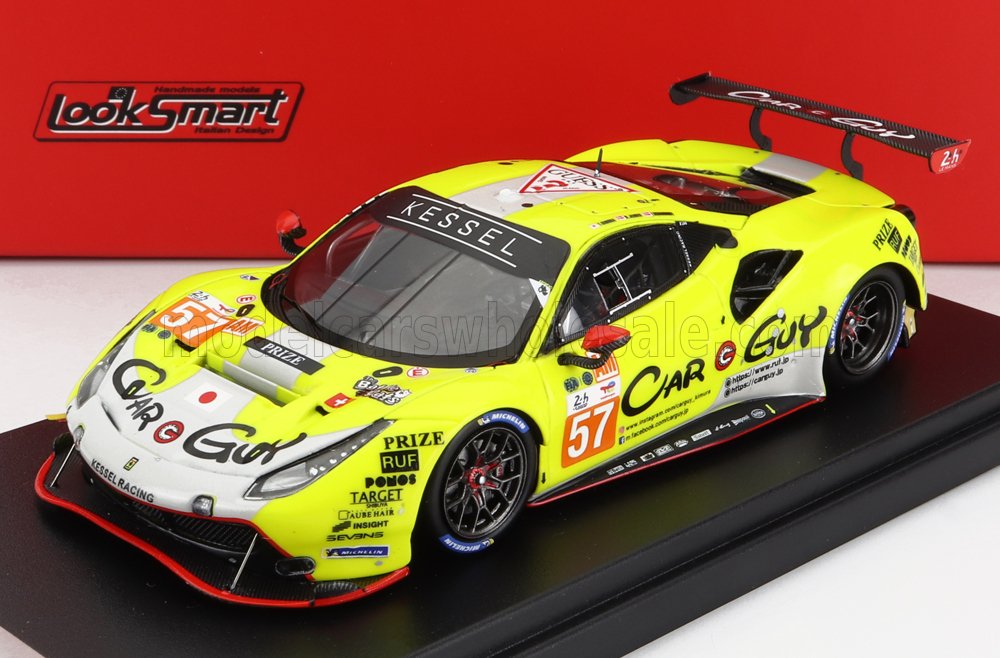 FERRARI | 488 GTE EVO 3.9L TURBO V8 TEAM KESSEL RACING N 57 24h LE MANS 2022 T.KIMURA - F.SCHANDORFF - M.JENSEN