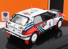 LANCIA - DELTA INTEGRALE 16V MARTINI (versione notturna) N 4 RALLY SAFARI 1990 ALESSANDRO FIORIO - LUIGI PIROLLO - BIANCO BLU ROSSO - Vroomi