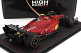 FERRARI | F1-75 TEAM SCUDERIA FERRARI N 55 2nd BAHRAIN GP 2022 CARLOS SAINZ - CON VETRINA - WITH SHOWCASE