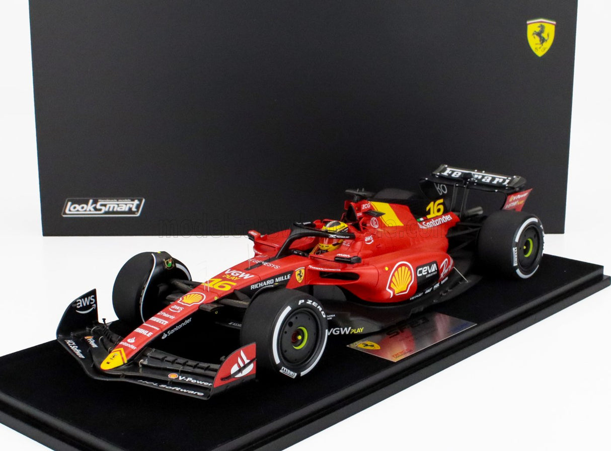 FERRARI | F1 SF-23 TEAM SCUDERIA FERRARI N 16 MONZA ITALY GP 2023 CHARLES LECLERC | SCHWARZ
