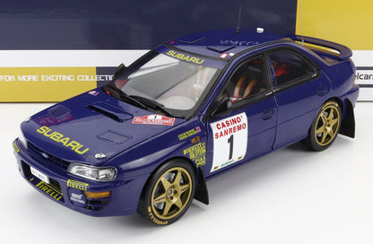 SUBARU - IMPREZA 555 N 1 WINNER RALLY SANREMO 1996 C.McRAE - D.RINGER - BLUE