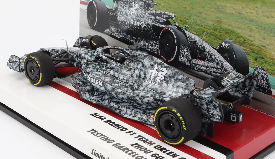 ALFA ROMEO | F1  C42 TEAM ORLEN RACING N 24 TEST BARCELONA 2022 GUANYU ZHOU | CAMOUFLAGE