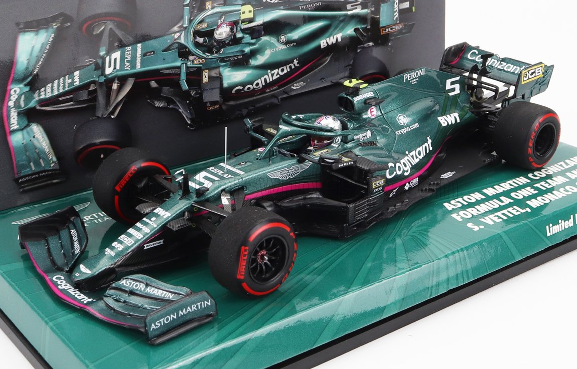 ASTON MARTIN | F1 AMR21 MERCEDES M12 EQ POWER+ TEAM COGNIZANT FORMULA ONE N 5 5° MONACO GP 2021 SEBASTIAN VETTEL