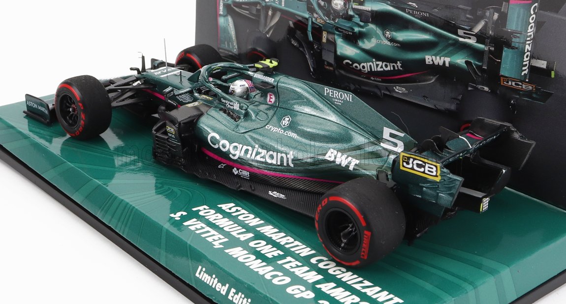 ASTON MARTIN | F1 AMR21 MERCEDES M12 EQ POWER+ TEAM COGNIZANT FORMULA ONE N 5 5° MONACO GP 2021 SEBASTIAN VETTEL