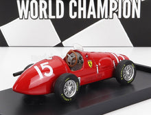 FERRARI - F1 500 F2 N 15 WORLD CHAMPION WINNER ENGLISH GP ALBERTO ASCARI 1952 - RED Scale model car on Vroomi