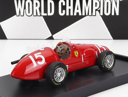 FERRARI - F1 500 F2 N 15 WORLD CHAMPION WINNER ENGLISH GP ALBERTO ASCARI 1952 - RED Scale model car on Vroomi