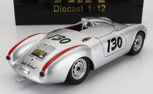 PORSCHE - 550A SPIDER N 130 1956 JAMES DEAN - LITTLE BASTARD - SILVER