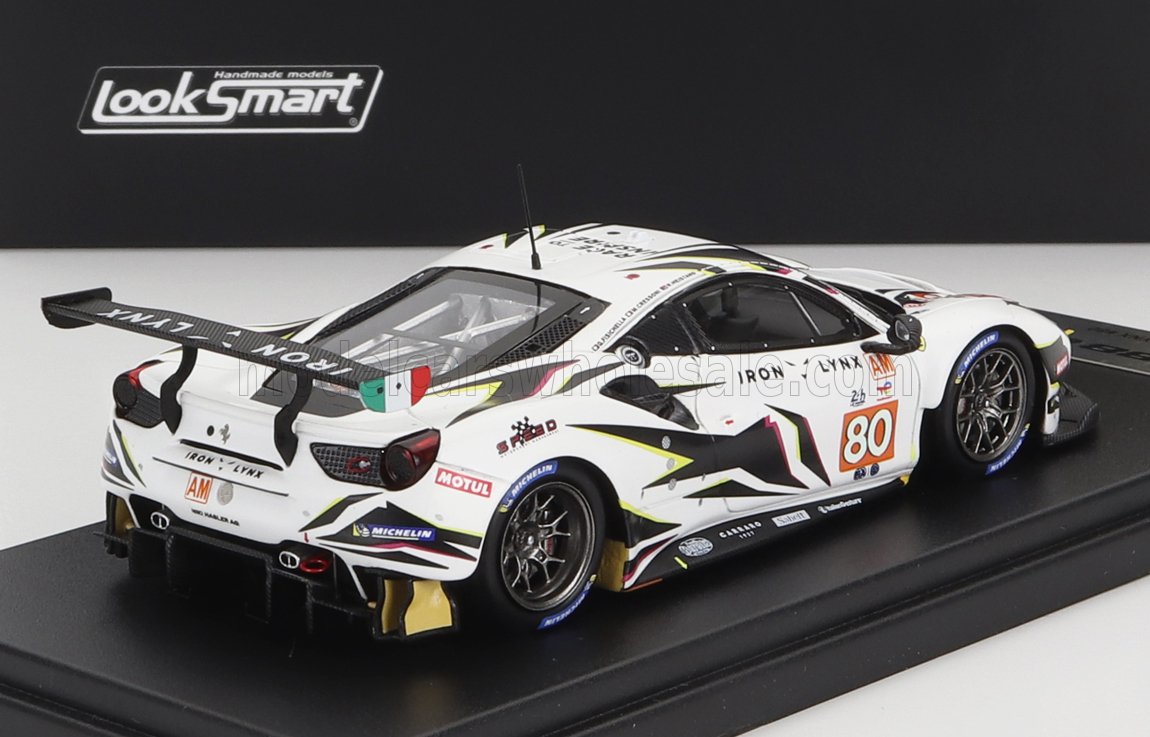 FERRARI | 488 GTE EVO 3.9L TURBO V8 TEAM IRON LYNX N 80 24h LE MANS 2022 M.CRESSONI - G.FISICHELLA - R.HEISTAND