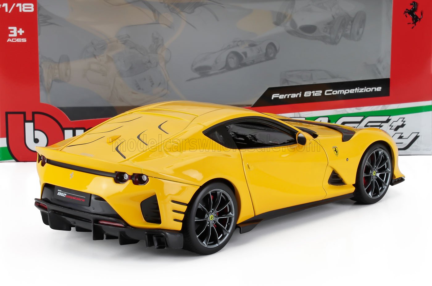 FERRARI - 812 COMPETIZIONE 2021 - GIALLO MODENA - YELLOW - Vroomi