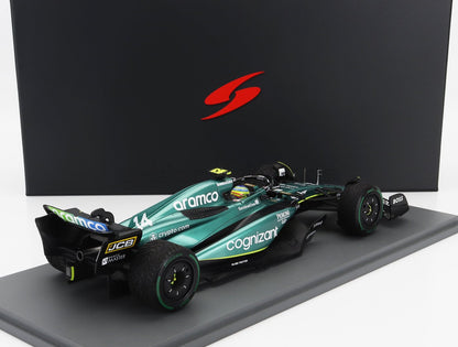 ASTON MARTIN - F1  AMR23 TEAM ARAMCO COGNIZANT N. 14 2° GP DI MONACO 2023 FERNANDO ALONSO - VERDE