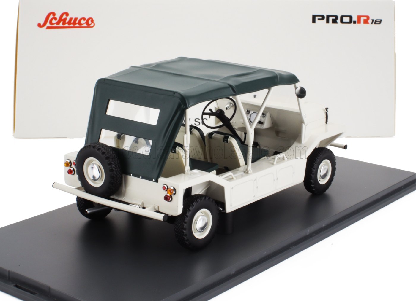 MINI - MOKE 1965 - WHITE GREEN - Vroomi