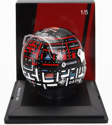 STILO-HELM – F1  CASCO-HELM ALFA ROMEO C43 TEAM NR. 77 GP VON MONACO 2023 VALTTERI BOTTAS – SCHWARZ, WEISS, ORANGE