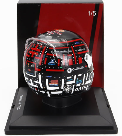 CASQUE STILO - F1  CASQUE ALFA ROMEO C43 TEAM N° 77 GP DE MONACO 2023 VALTTERI BOTTAS - NOIR, BLANC ET ORANGE
