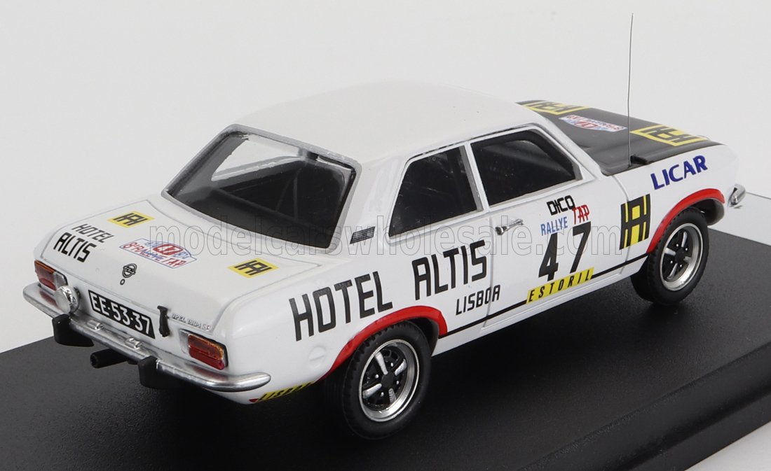 Opel Ascona No. 47 PeQuePe Dico Rally TAP Night Version 1974 Trofeu 1:43 scale model - image 2