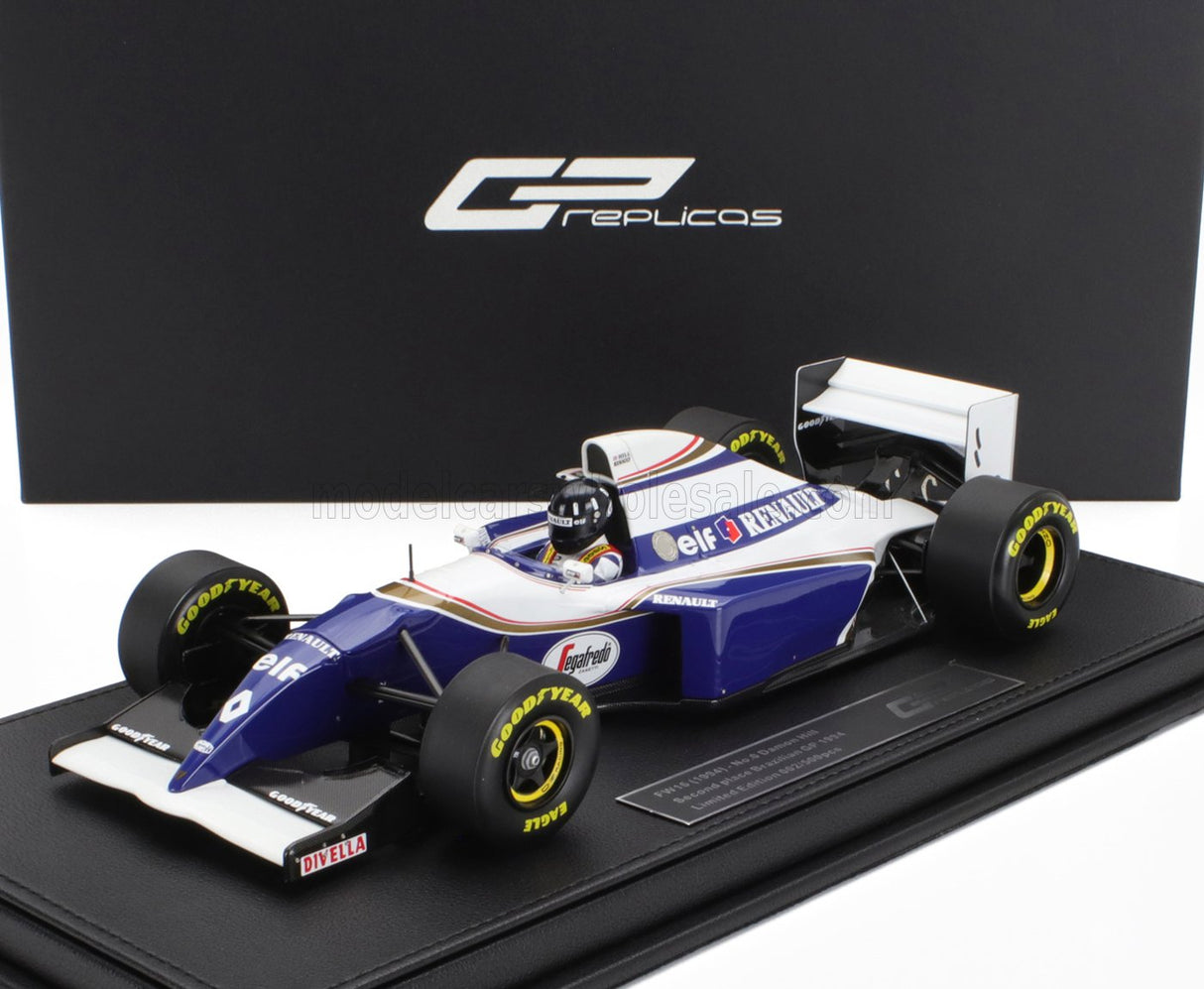 WILLIAMS | F1 FW16 TEAM ROTHMANS RENAULT N 0 2nd BRAZILIAN GP (with pilot figure) 1994 DAMON HILL