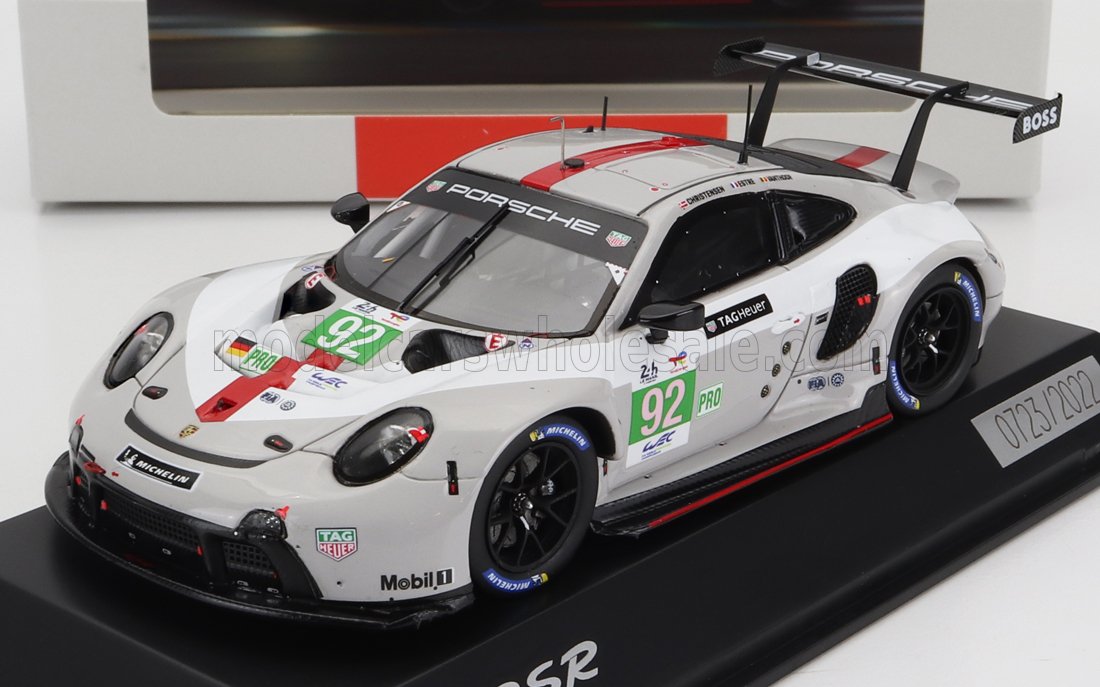 PORSCHE | 911 991-2 RSR-19 4.2L TEAM PORSCHE GT N 92 24h LE MANS 2022 MICHAEL CHRISTENSEN - KEVIN ESTRE - LAURENS VANTHOOR