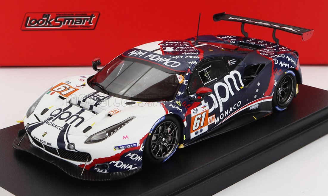 FERRARI | 488 GTE EVO 3.9L TURBO V8 TEAM AF CORSE N 61 24h LE MANS 2022 L.PRETTE - C.GRUNEWALD - V.ABRIL