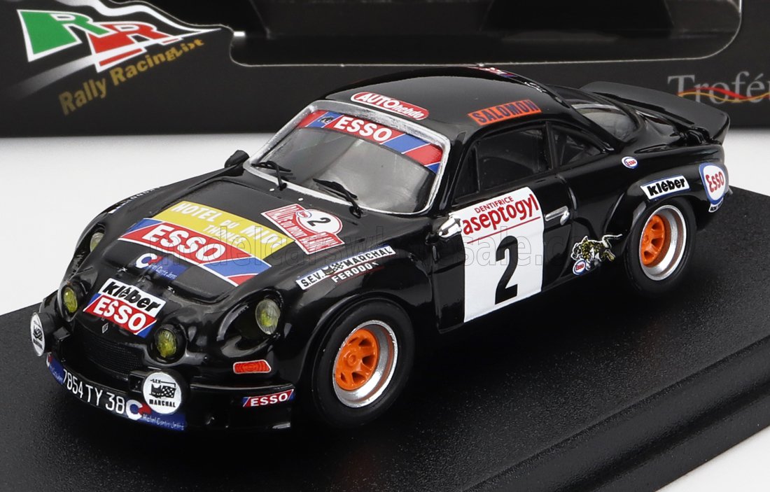 RENAULT - ALPINE A110 ESSO N 2 WINNER RALLY MONT-BLANC 1976 B.SABY - TILBER - BLACK