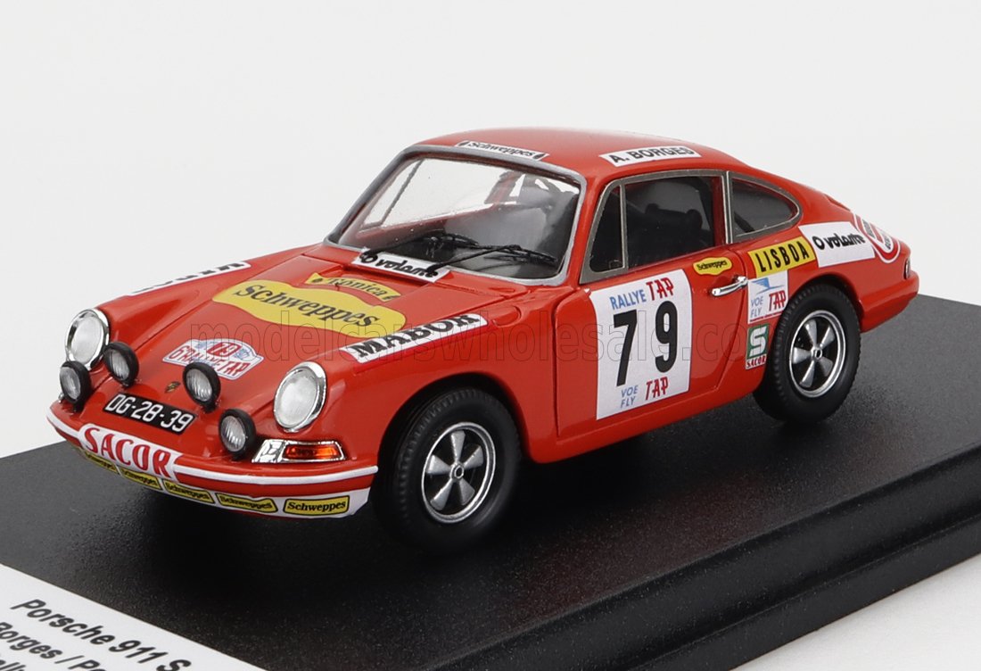 Porsche 911S Coupe No. 79 A.Borges P.Garcia Rally TAP 1972 Trofeu 1:43 scale model