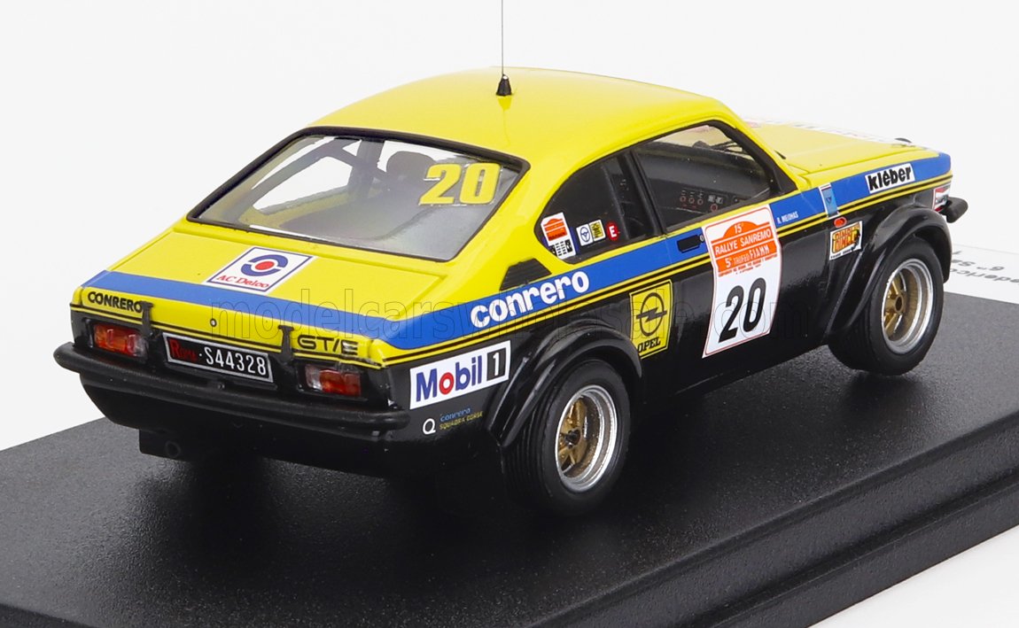 Opel Kadett GT/E No. 20 F. Ormezzano R. Meiohas Rally Sanremo 1977 Night Version Trofeu 1:43 scale model - image 2
