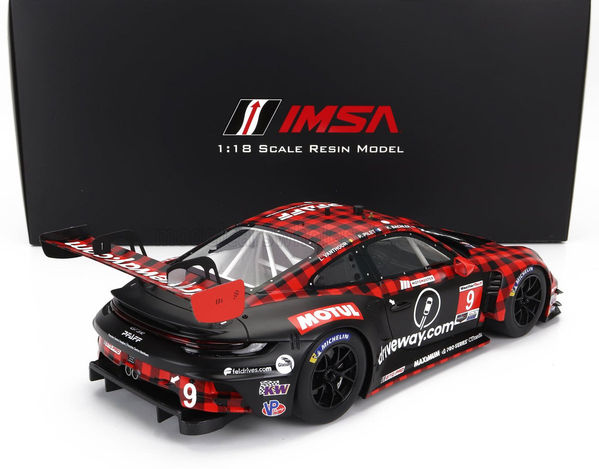Porsche 911 992 GT3 R Pfaff Motorsports No. 9 Bachler Pilet Vanthoor Winner GTD Pro 12h Sebring 2023 TrueScale 1:18 scale model - image 2