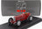 Voiture miniature vintage rouge par RIO, présentée sur socle noir avec boîte « Made in Italy », disponible chez Vroomi