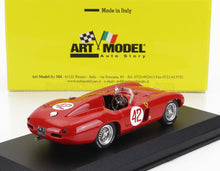 FERRARI - 750 MONZA SPIDER sn0530M N 42 2nd TUNISI BELVEDERE GP 1955 L.BORDONARO - RED