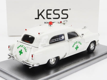 CHEVROLET - NATIONAL AMBULANCE MAPLE LEAF 1954 - WHITE - Vroomi