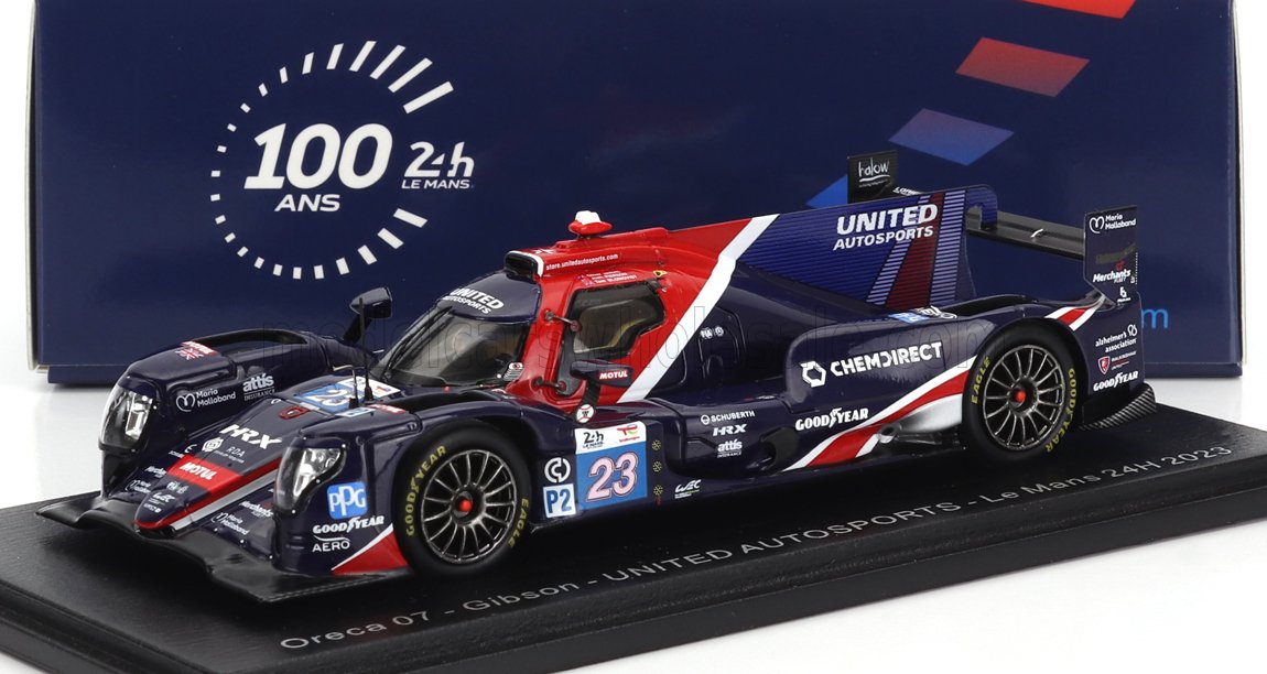 ORECA | 07 GIBSON GK428 4.2L V8 TEAM UNITED AUTOSPORTS N 23 24h LE MANS 2023 T.BLOMQVIST - O.JARVIS - J.PIERSON