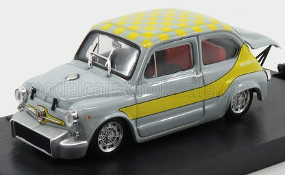 FIAT - 600 ABARTH 1000 CORSA UFFICIALE Gr.5 LIVREA GIALLA 1958 - GREY YELLOW Scale model car on Vroomi