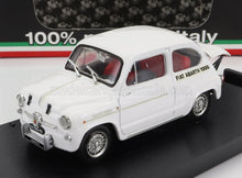 FIAT - 600 1000 ABARTH RADIATORE MONTECARLO 1963 - WHITE Scale model car on Vroomi