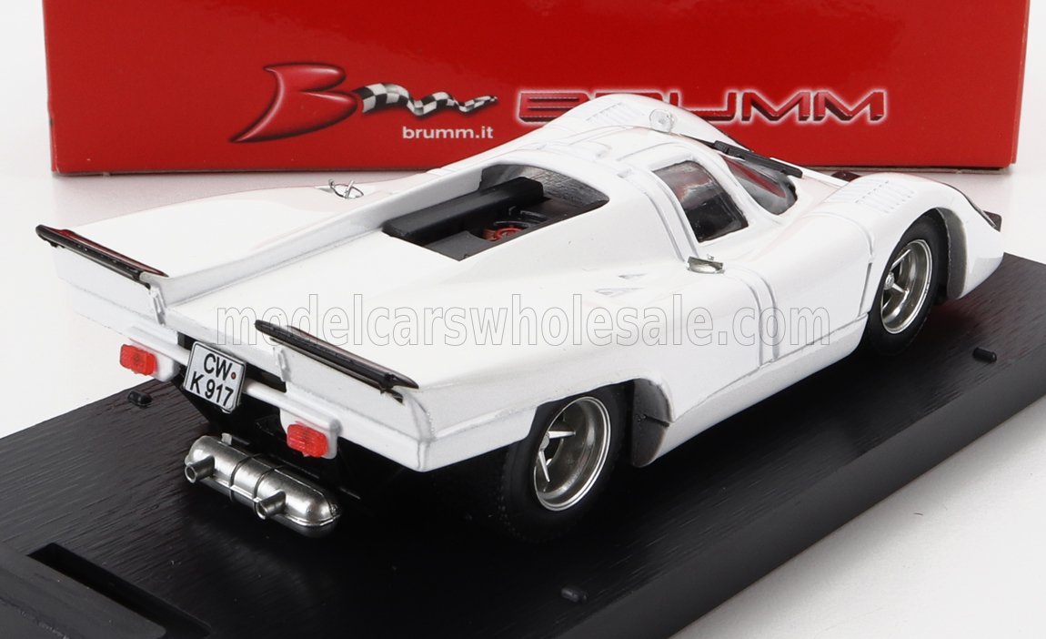 PORSCHE - 917K STRADALE ROAD - JOACHIM GROSSBAD - 1975 - WHITE Scale model car on Vroomi