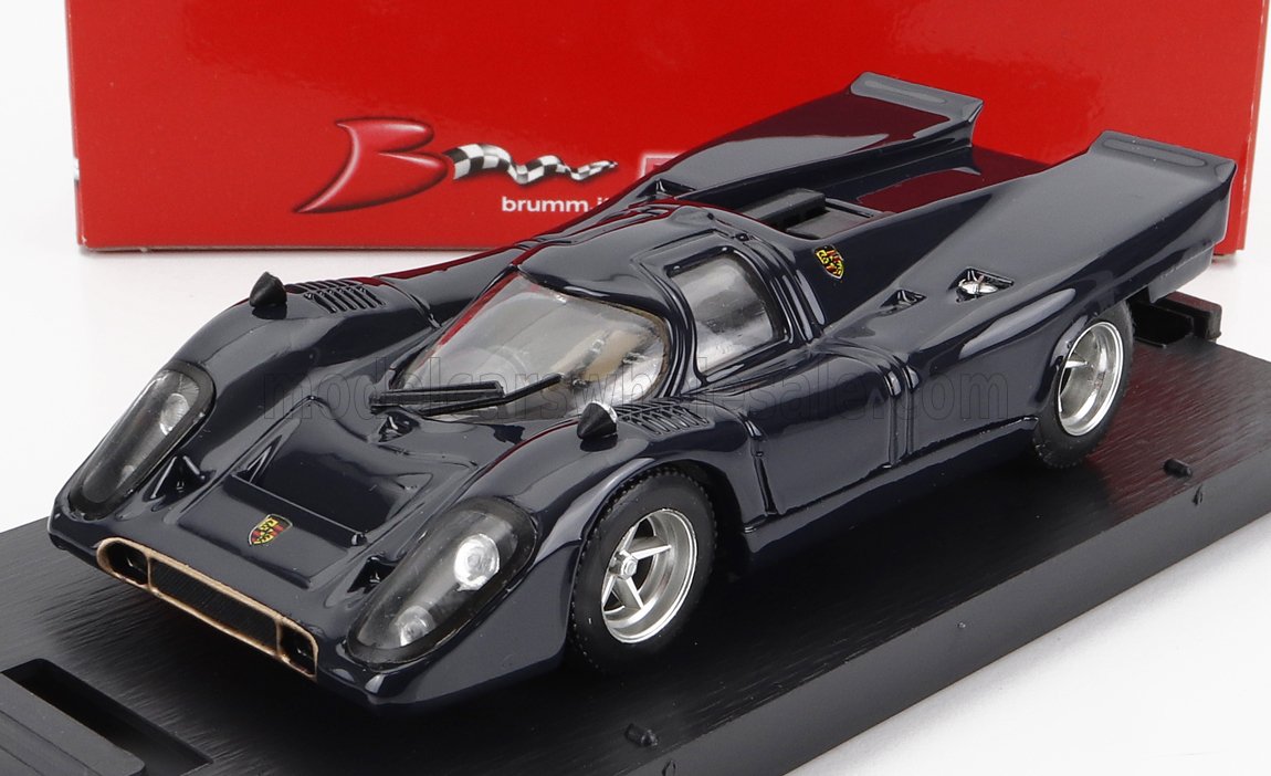 Porsche 917K Stradale Road Conte Rossi 1975 Blue Brumm 1:43 scale model