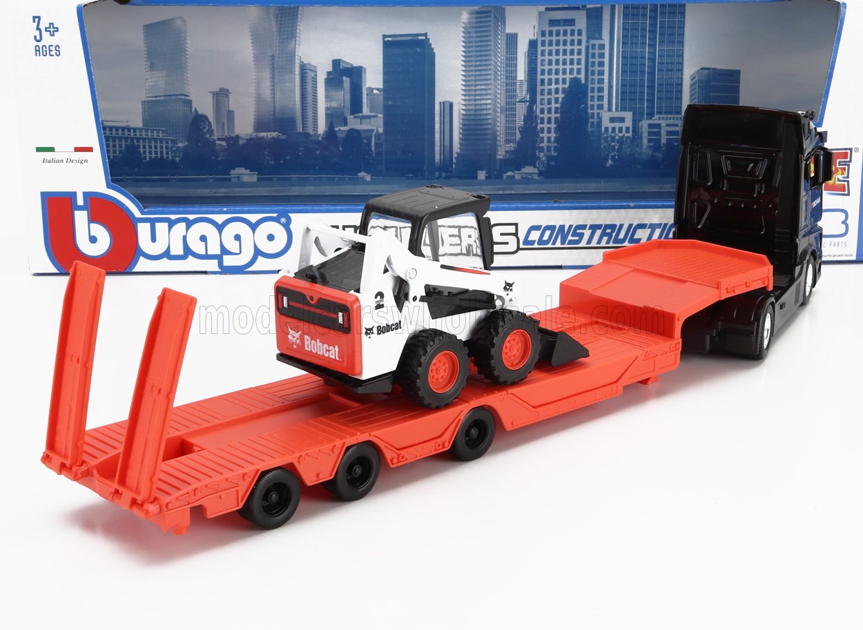 MERCEDES BENZ | ACTROS 2 GIGASPACE TRUCK PIANALE TRASPORTO BOBCAT RUSPA GOMMATA FRONT LOADER SCRAPER 2016