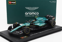 ASTON MARTIN | F1  AMR23 TEAM ARAMCO COGNIZANT N 14 SEASON 2023 FERNANDO ALONSO - WITH PILOT AND SHOWCASE