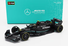 MERCEDES GP | F1 W14 TEAM MERCEDES-AMG PETRONAS FORMULA ONE N 44 SEASON 2023 LEWIS HAMILTON - WITH PILOT AND SHOWCASE