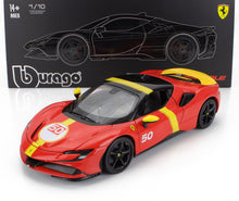 FERRARI | SF90 STRADALE HYBRID 1000hp N 50 24h LE MANS LIVERY - CON VETRINA - WITH SHOWCASE - EXCLUSIVE CARMODEL